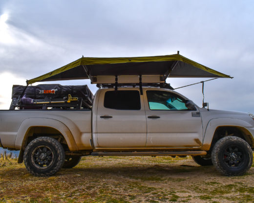 180 awning side view