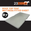 87 roof top tent mattress fitted sheet